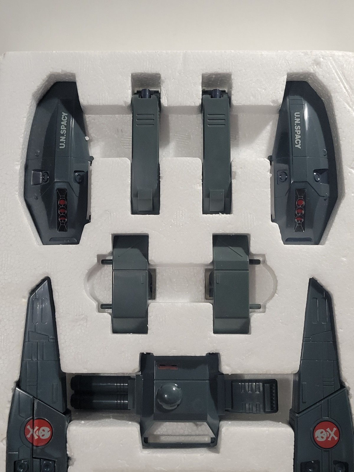 VF-1S Strike Valkyrie Variable Fighter Hi-Metal Macross Robetch Bandai 1/55