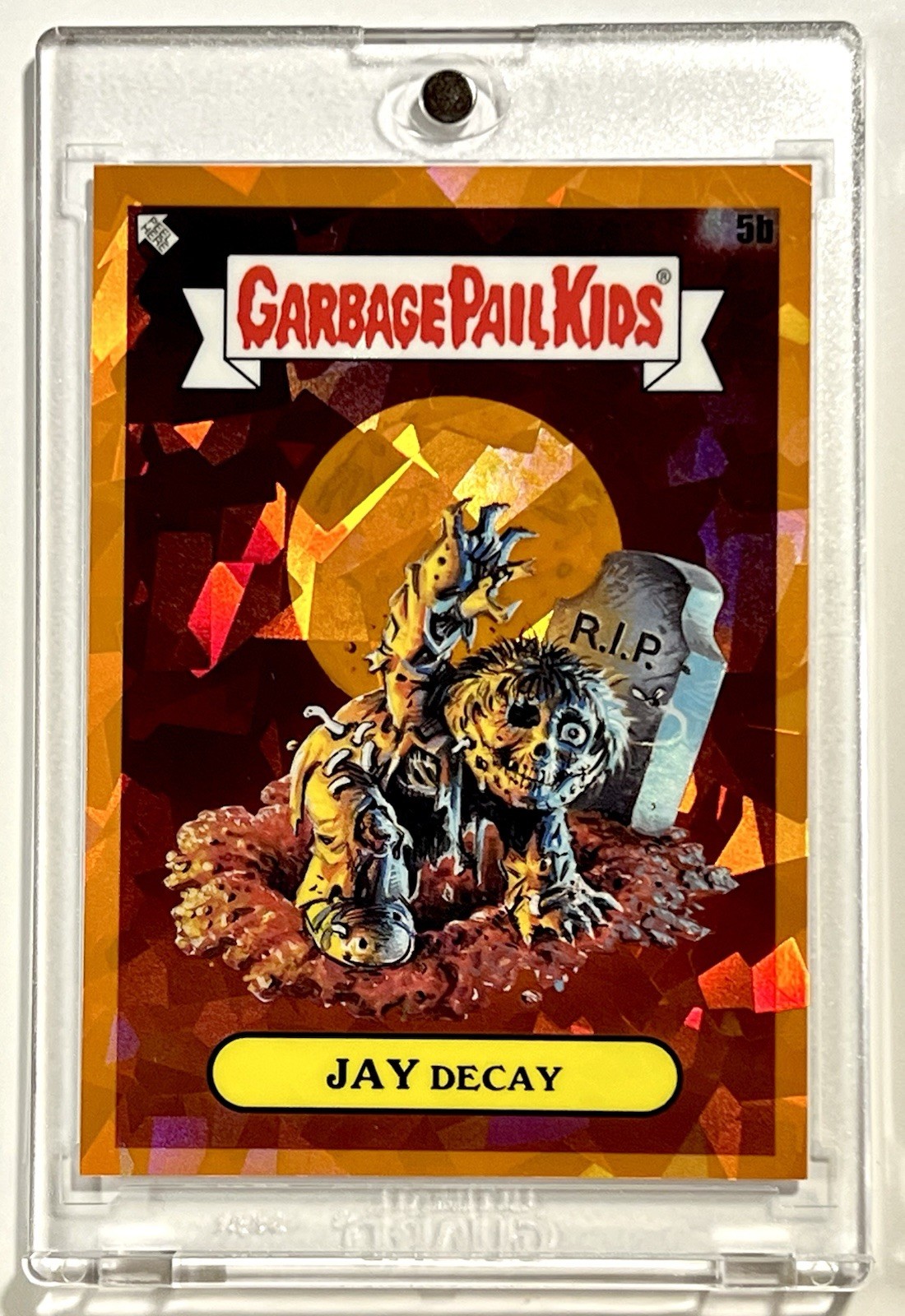 2020 Topps Garbage Pail Kids Jay Decay Orange Sapphire /25
