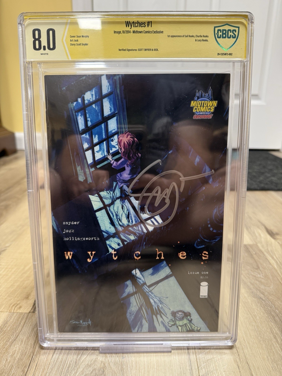 WYTCHES #1 CBCS 8.0 Midtown Variant Verified Sigs. SNYDER & JOCK (Not CGC)
