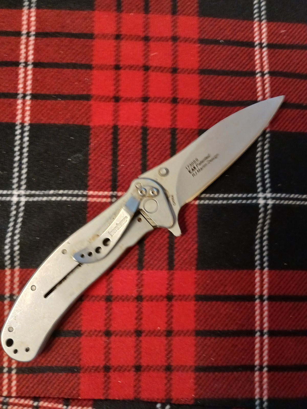 Kershaw 1730SS Stainless Steel Zing Pocketknife – Silver