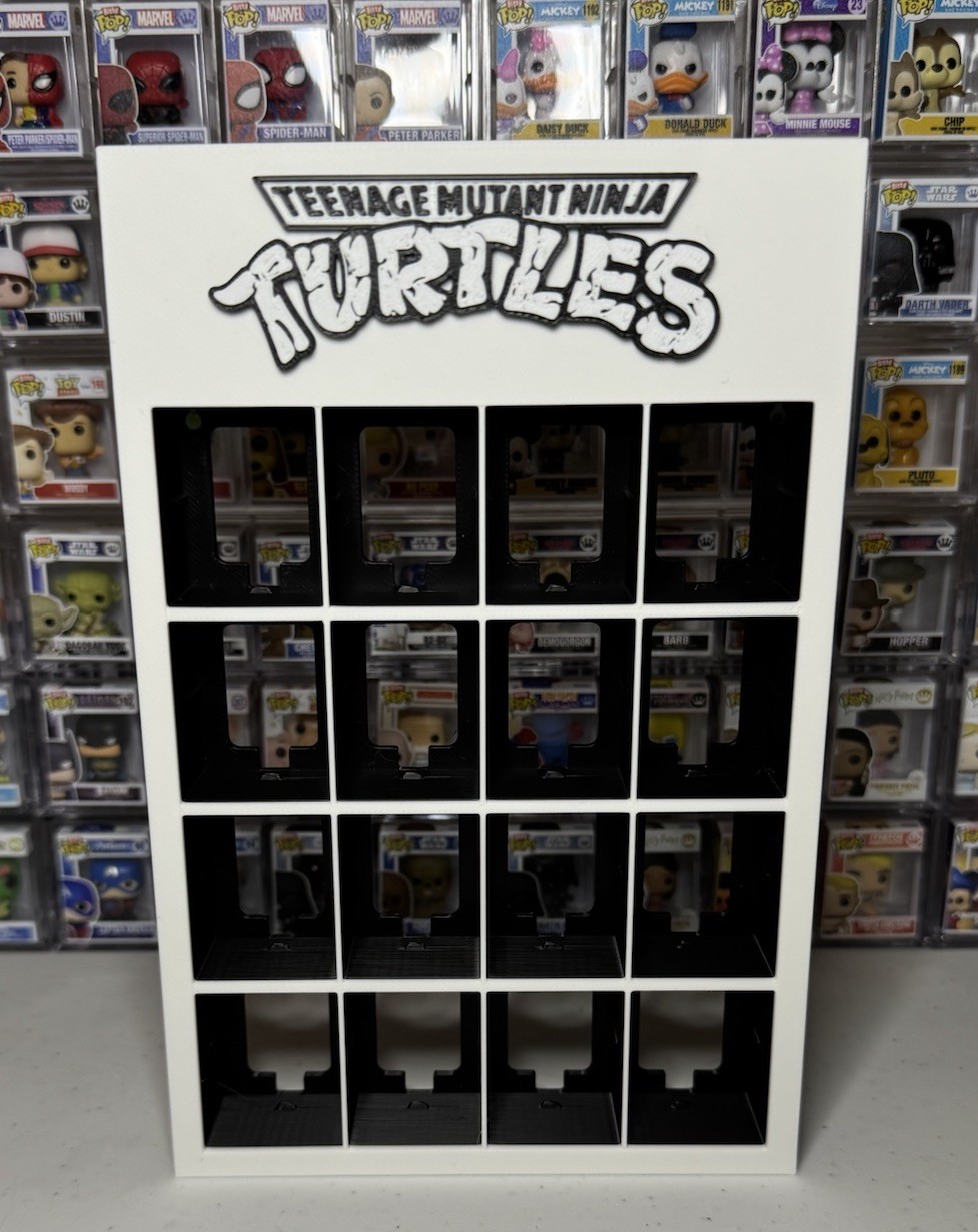 Funko Bitty Pop! Custom Case For B&W TMNT SDCC Collection (case only)