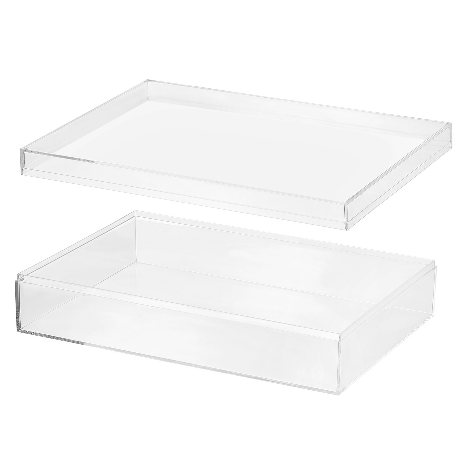 10.24″ x 7.09″ x 2.36″ Acrylic Box with Lid Clear Acrylic Display Boxes