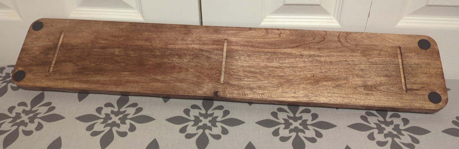 Wooden Serving Tray With Handles Mud Pie Gather Together With Friends & Family