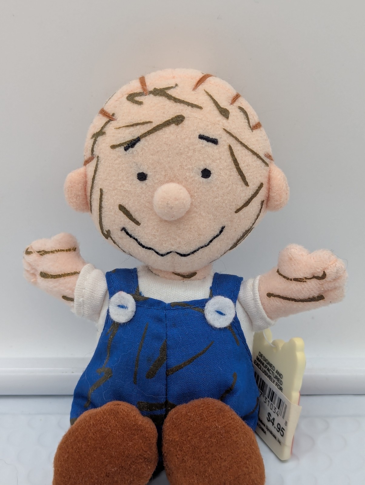 Peanuts Pig-Pen Plush 6″ Cedar Fair Camp Snoopy Parks Rare Stuffed Animal Tag