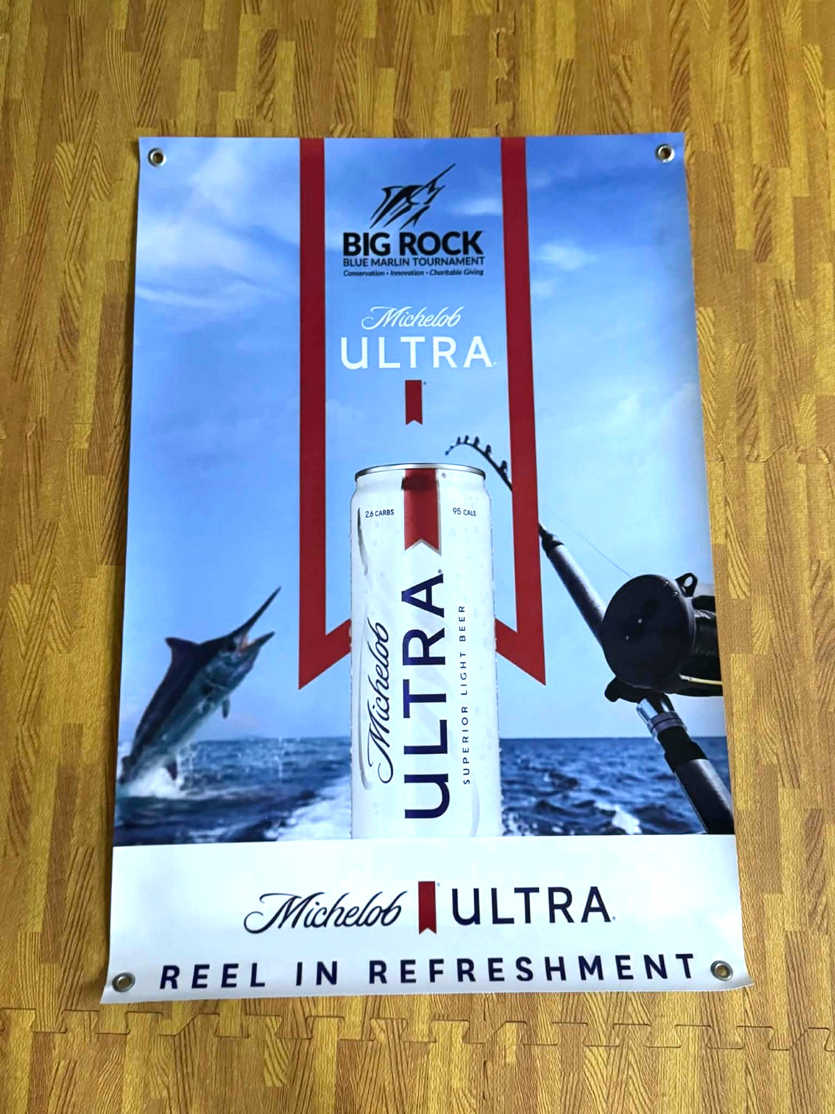 Michelob Ultra Big Rock Blue Marlin Tournament Fishing Banner |