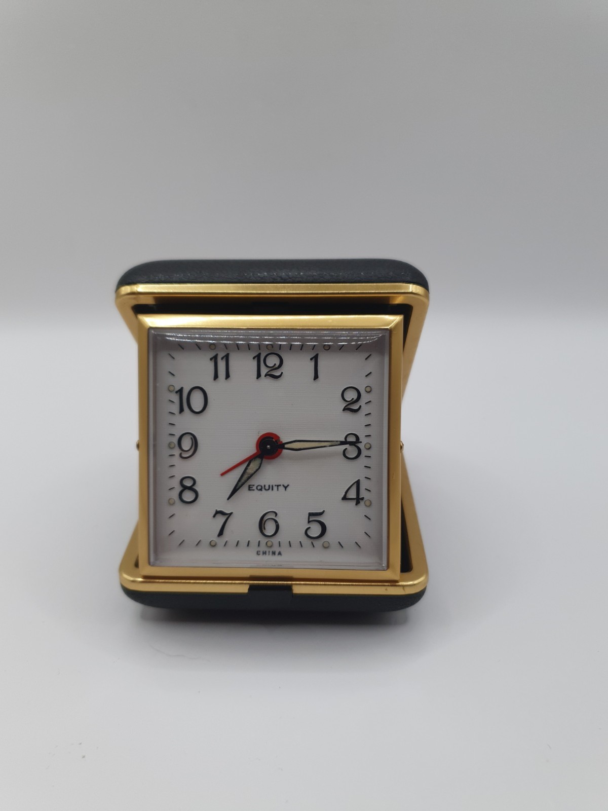 Vintage Equity Travel Alarm Clock Collectable Made In China