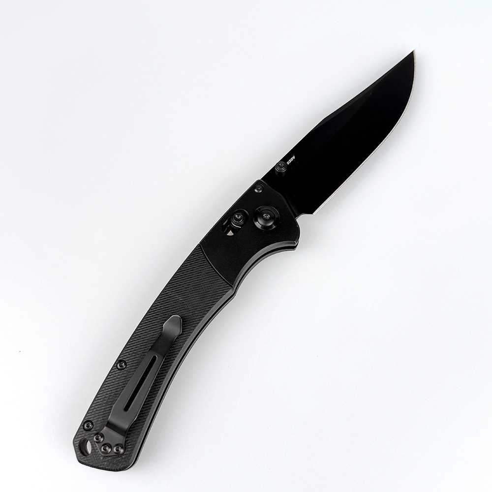 Benchmade 15080-2 Crooked River CPM-S30V Black Blade Black Handle Folding Knife