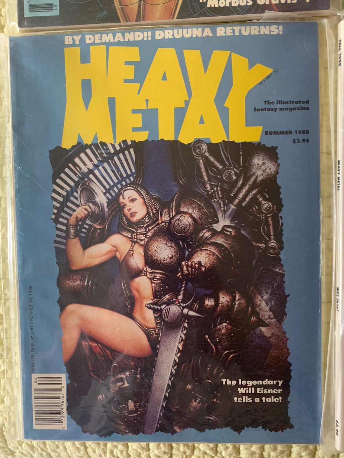 Heavy Metal Magazine Fantasy Graphic Novel 4 From 1988 Spring Summer Fall Winter
