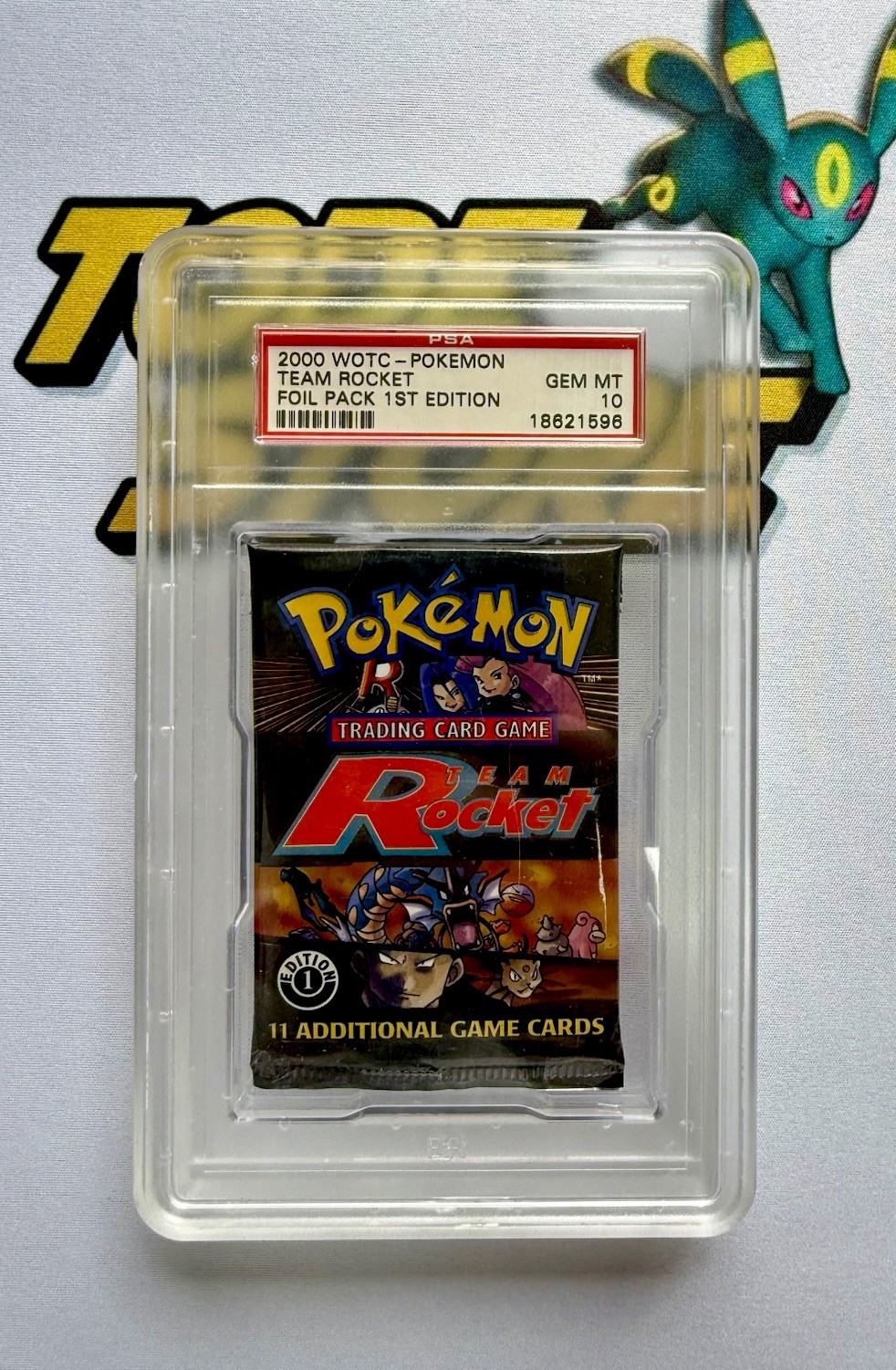 2000 Pokemon Team Rocket Booster Pack Sealed WOTC PSA10 GEM MINT 1st Edition