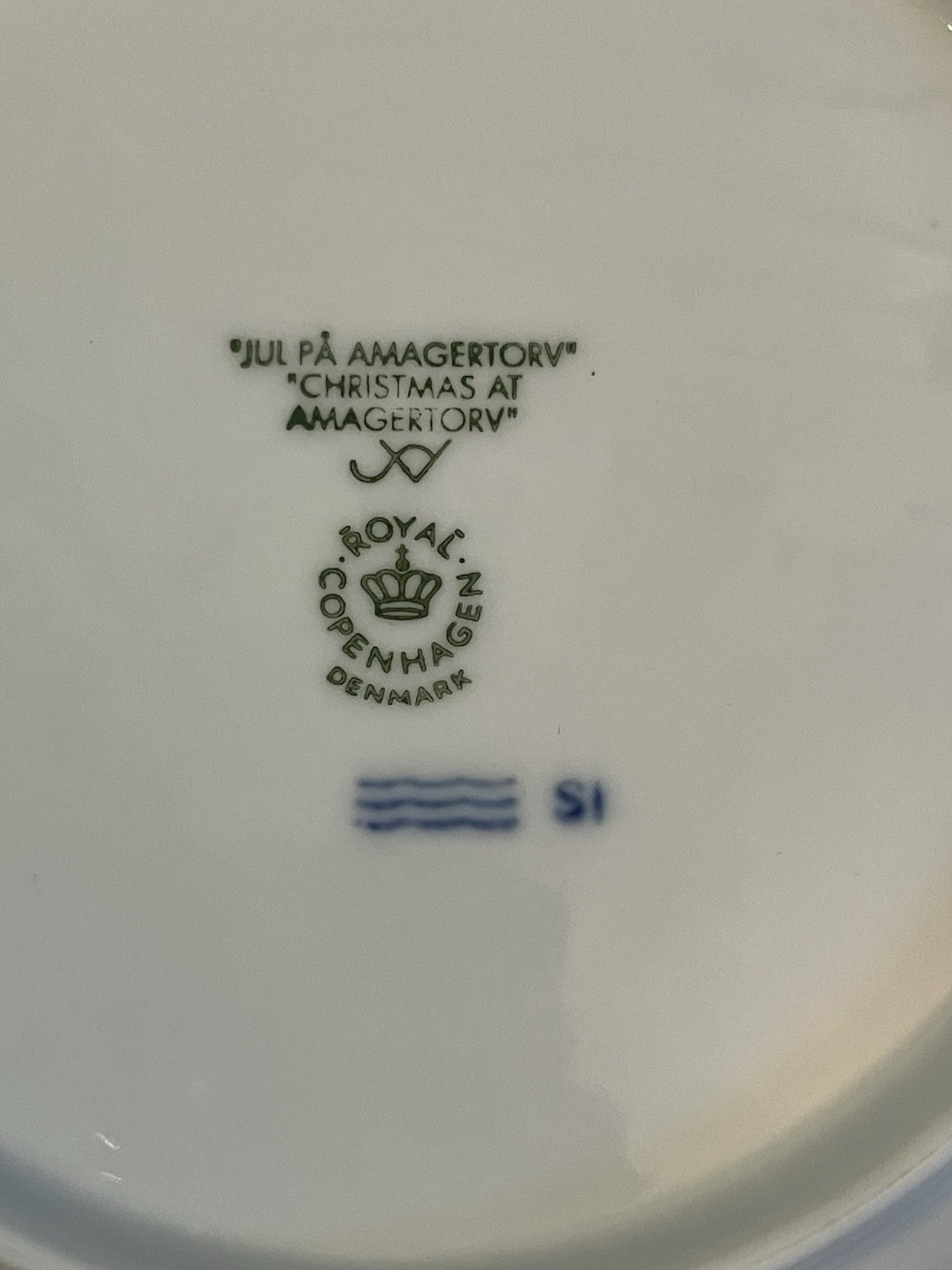 2009 Royal Copenhagen Bing Grondahl Christmas Plate #102 Box COA Denmark