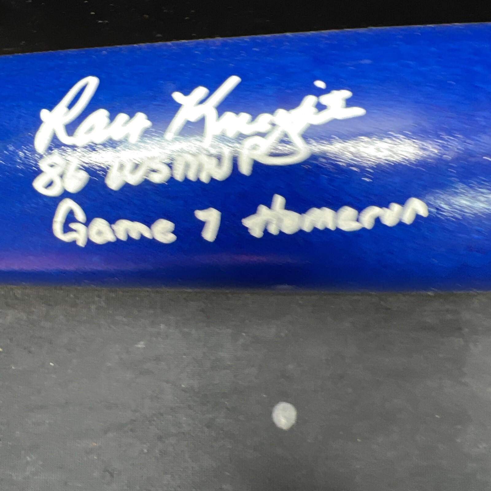 Ray Knight New York Mets Signed Autographed Bat 1986 WS MVP Steiner CX