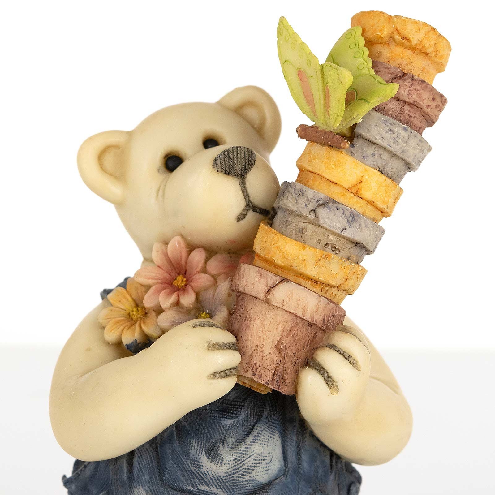 Boyds Bear Gardener Figurine Tender Times Viceroy Full of Surprises 6.5in 86063
