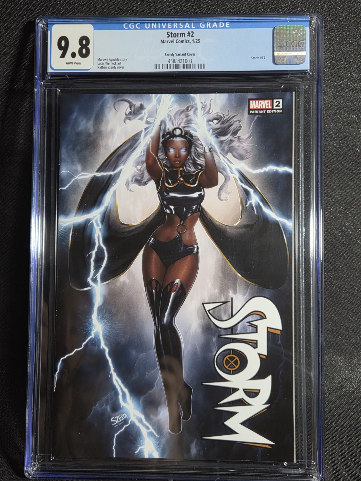 STORM #2 CGC 9.8 Virgin Exclusive NATHAN SZERDY Virgin Comic Graded Slab