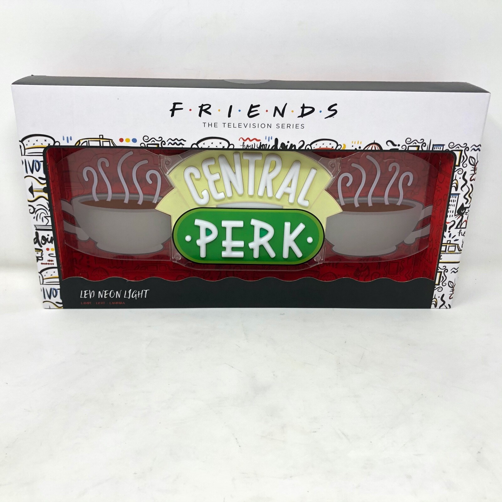 NIB Friends Central Perk LED Neon Light Sign Sign USB Powered Wall Mountable TV