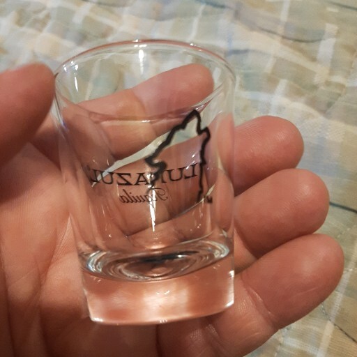 LUNAZUL TEQUILA Clear shot glass Shotglass