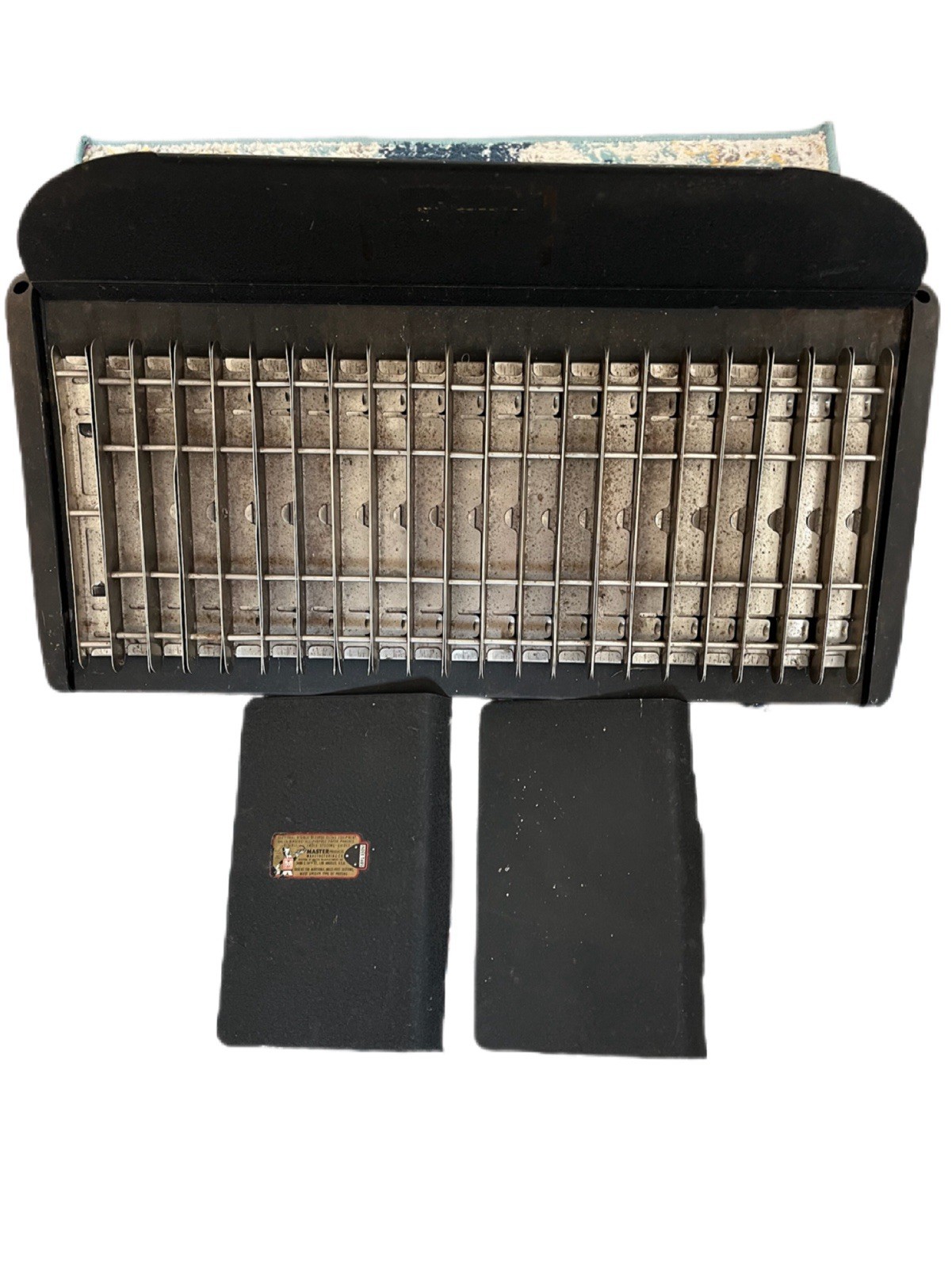 Vintage Master Products Catalog Rack! 21 Slots W/ Ring Holders, 2 Side Wings!