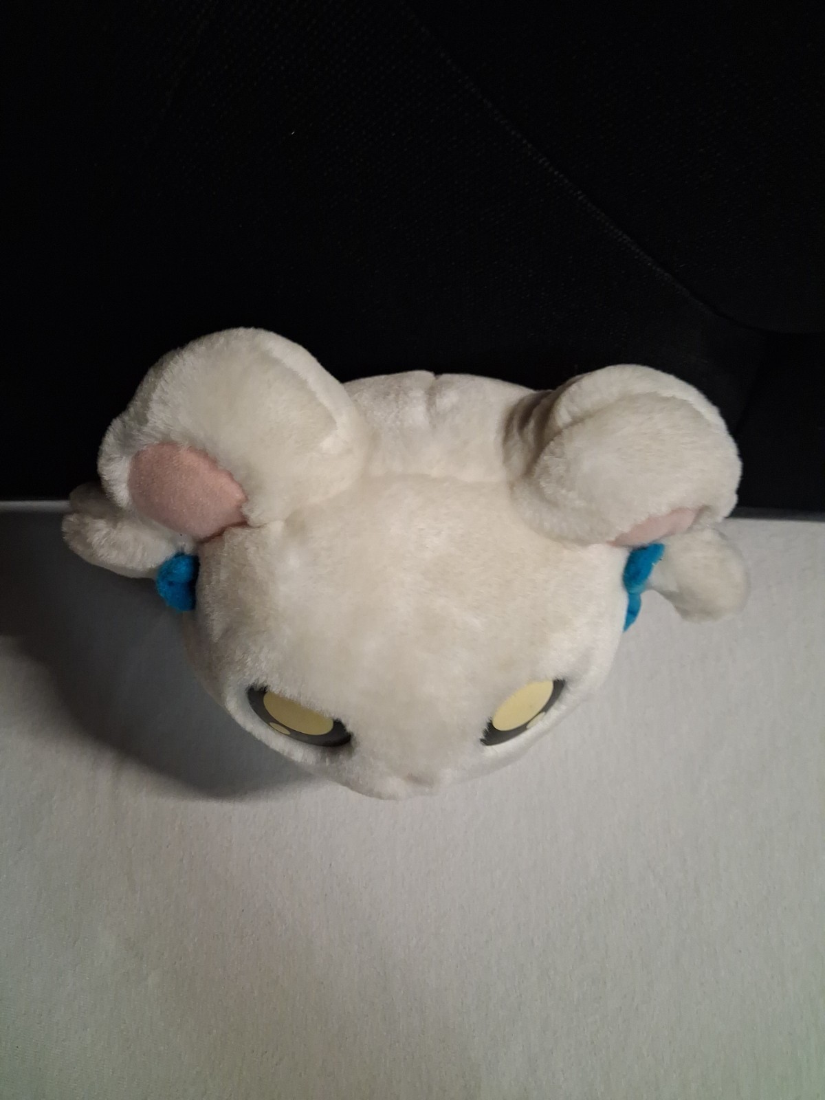 Hamtaro Bijou Hasbro Epoch 9” Ham-Ham 2002 Stuffed Animal Plush White Vintage
