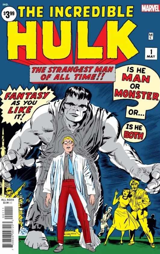 Incredible Hulk #1 (2023) NM Facsimile💥1st Appearance and Origin of the Hulk💥