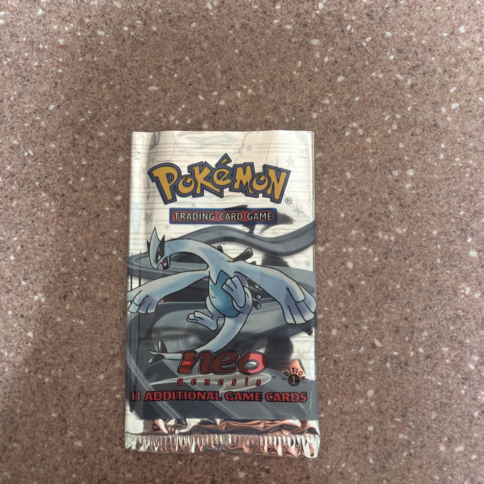 Lugia 1st Edition Neo Genesis Empty Booster Pack Pokemon 2000 NM