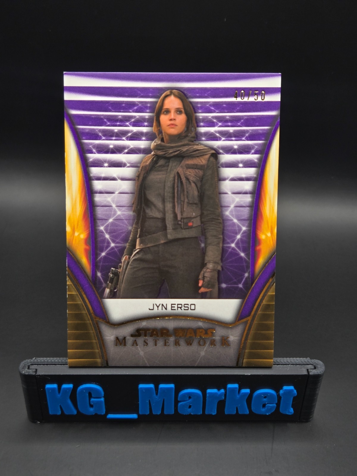 2025 Topps Star Wars Masterwork Jyn Erso Purple 40 /50 #30