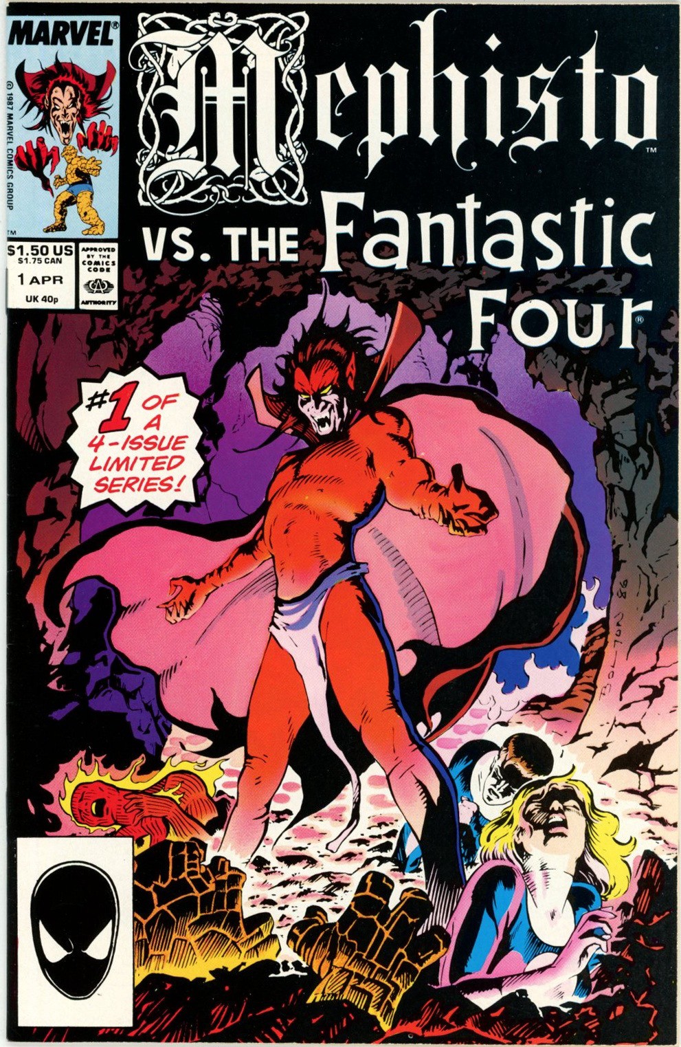 Mephisto vs #1 1987 Marvel Comics NM- Comic Book Direct Edition