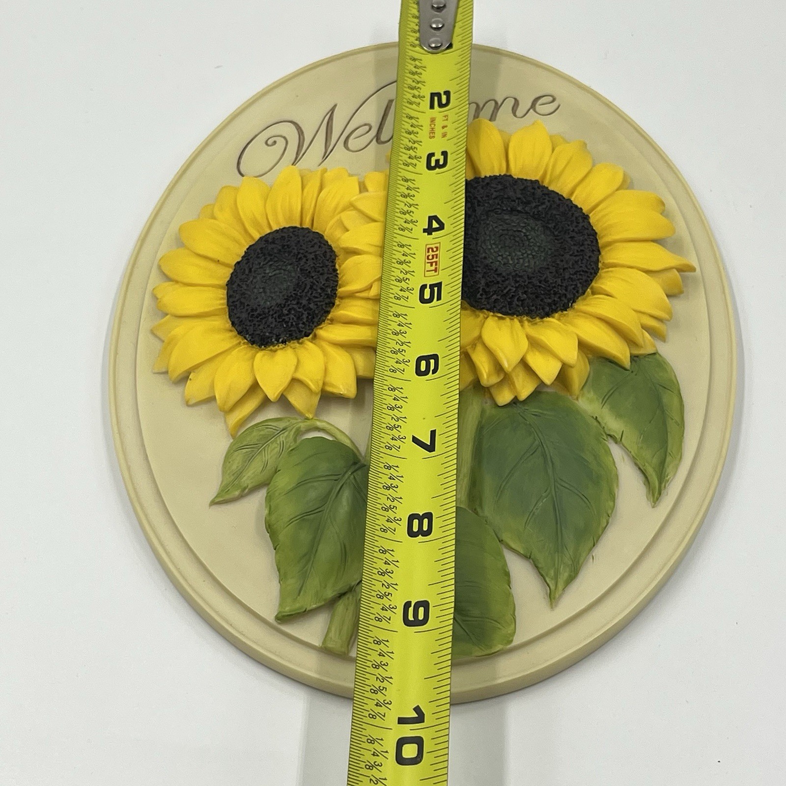 Ibis and Orchid Design Sunflower Bonded Wall Plaque