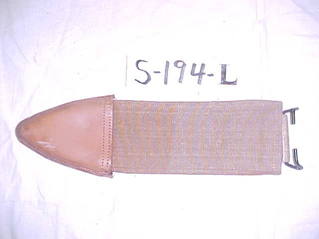 WW1 BOLO FIGHTING KNIFE SHEATH BAUER BROS 1918