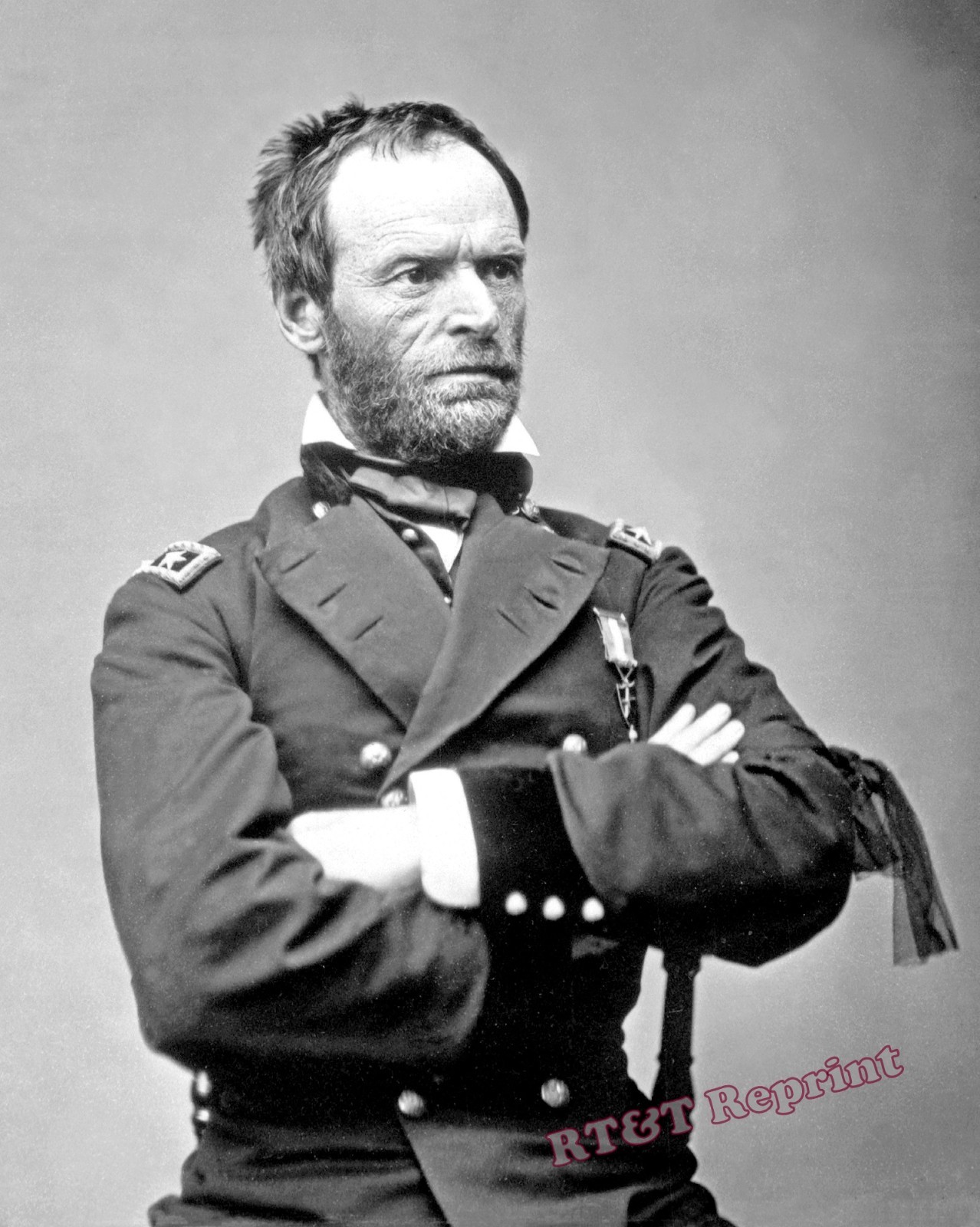 Photograph of Civil War General William Tecumseh Sherman Year 1865 8×10
