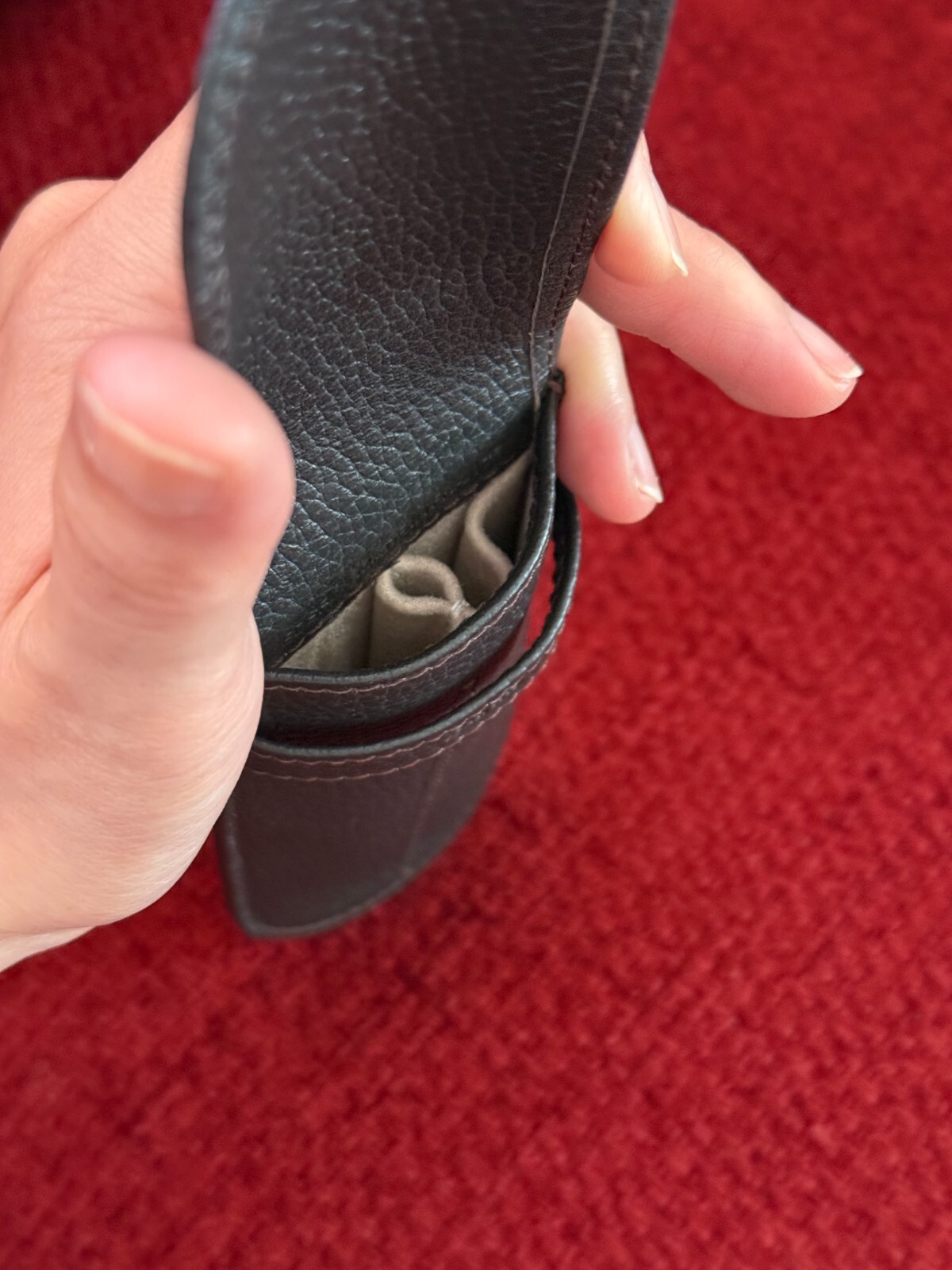 Cartier Dual Pen Leather Pouch | Exclusive VIP Gift, Pen excl