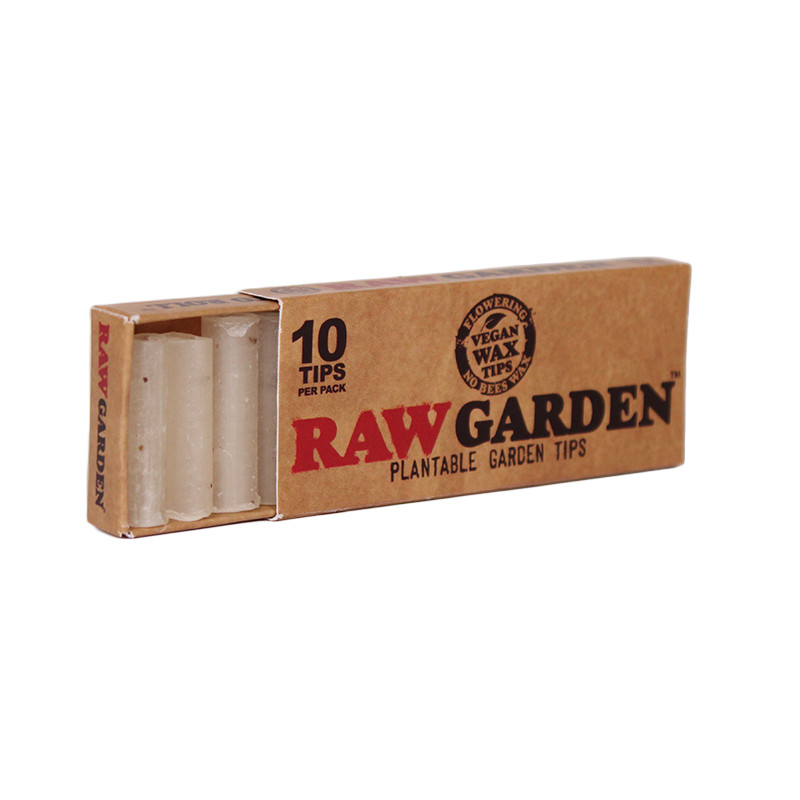 RAW Garden Filter Tips, Plantable Tips for Rolling (3 Packs, 30 Total)