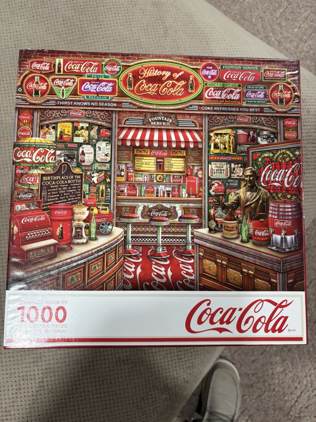 Coca Cola Jigsaw Puzzle 1000 Piece Set