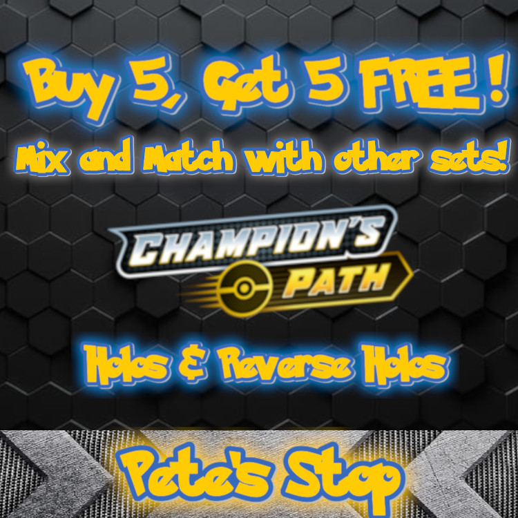 Pokemon Cards – Sword & Shield: Champion’s Path – Holos & Reverse Holos – TCG