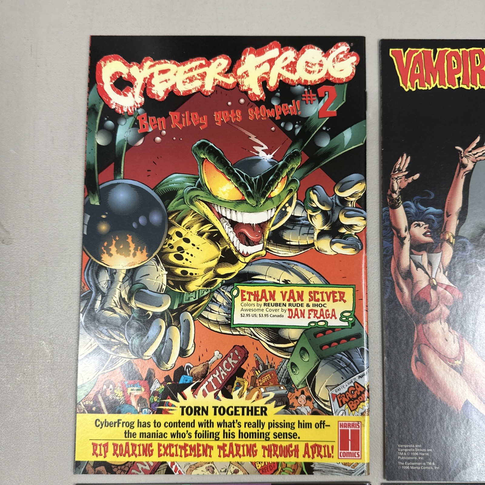 Cyberfrog #1-4 Complete set 1 2 3 4 Ethan Van Sciver EVS Harris Comics 1996