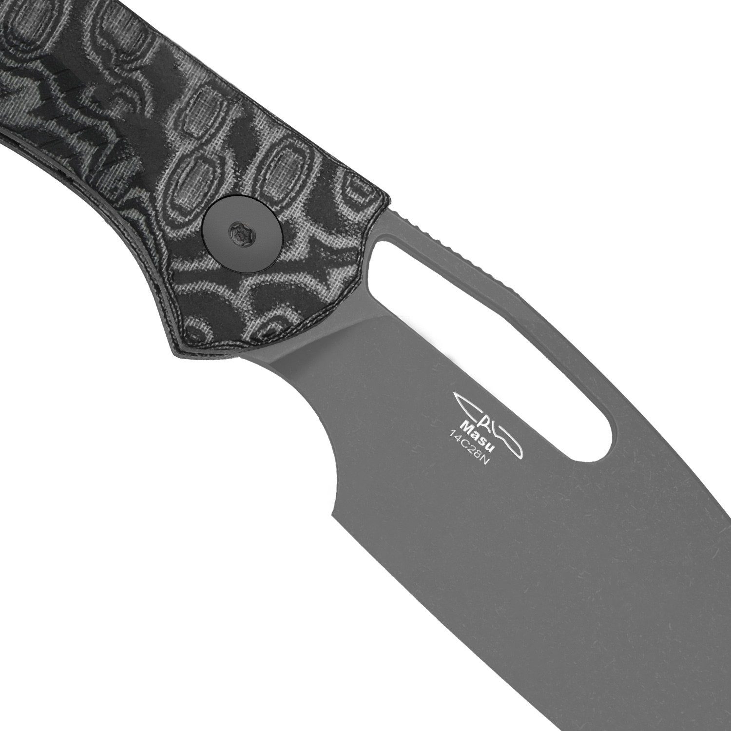 Kizer Masu EDC Folding Pocket Knife 14C28N Blade MicartaHandle V3697A2