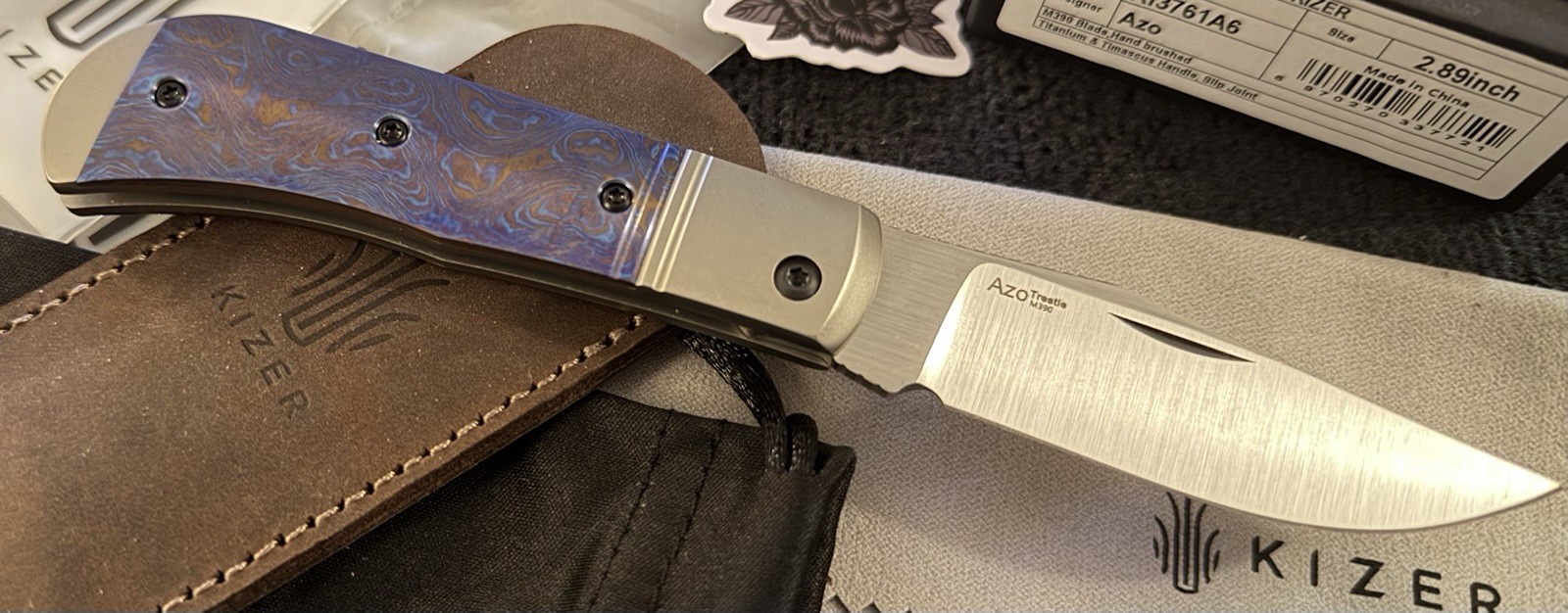 TRESTLE | M390 | TITANIUM & TIMASCUS | KI3761A6 | LIMITED 22/30