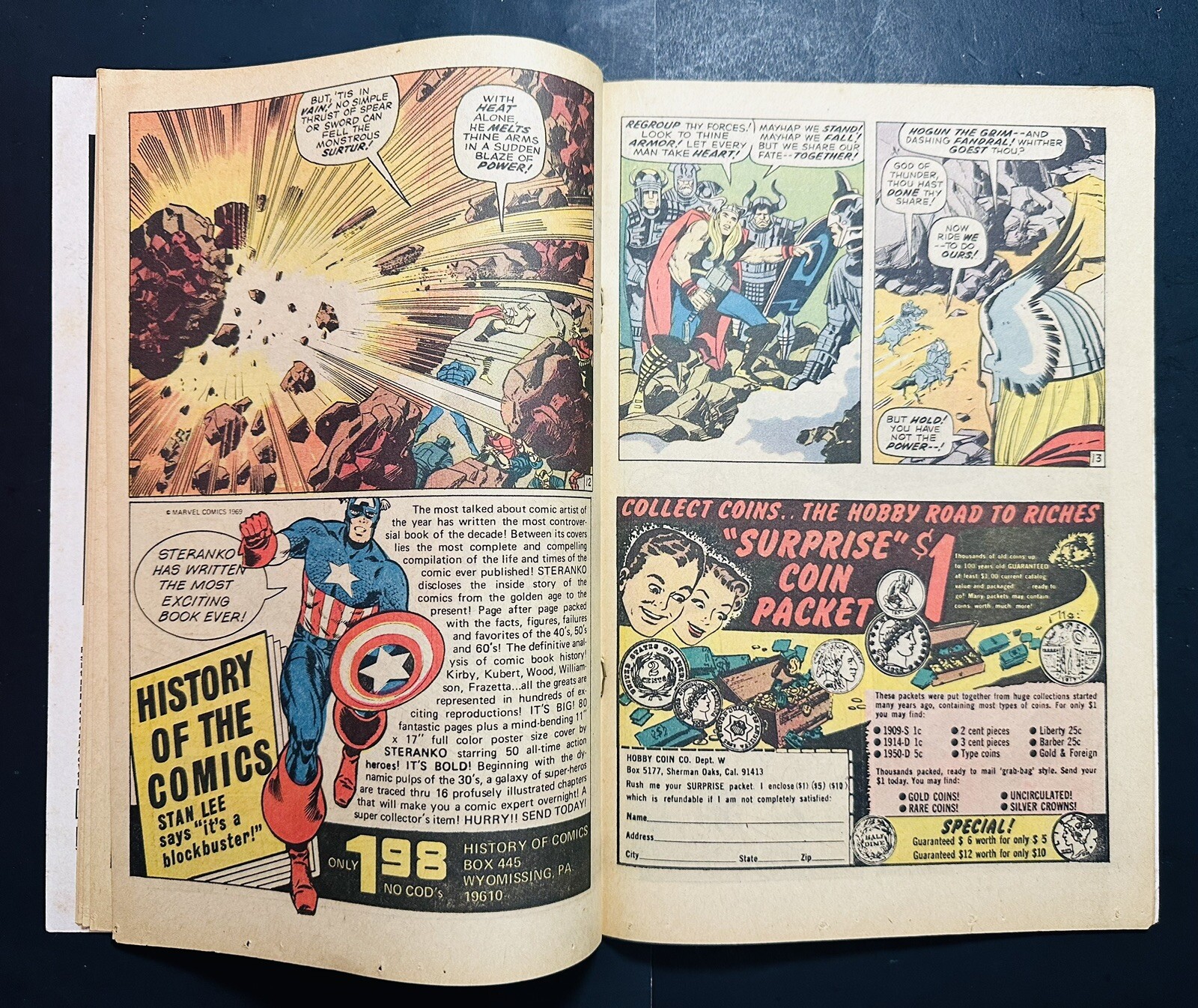 THOR #177 God vs God 1st Appearance of “IGRON” Marvel Comics 1970 BEAUTIFUL VF-!