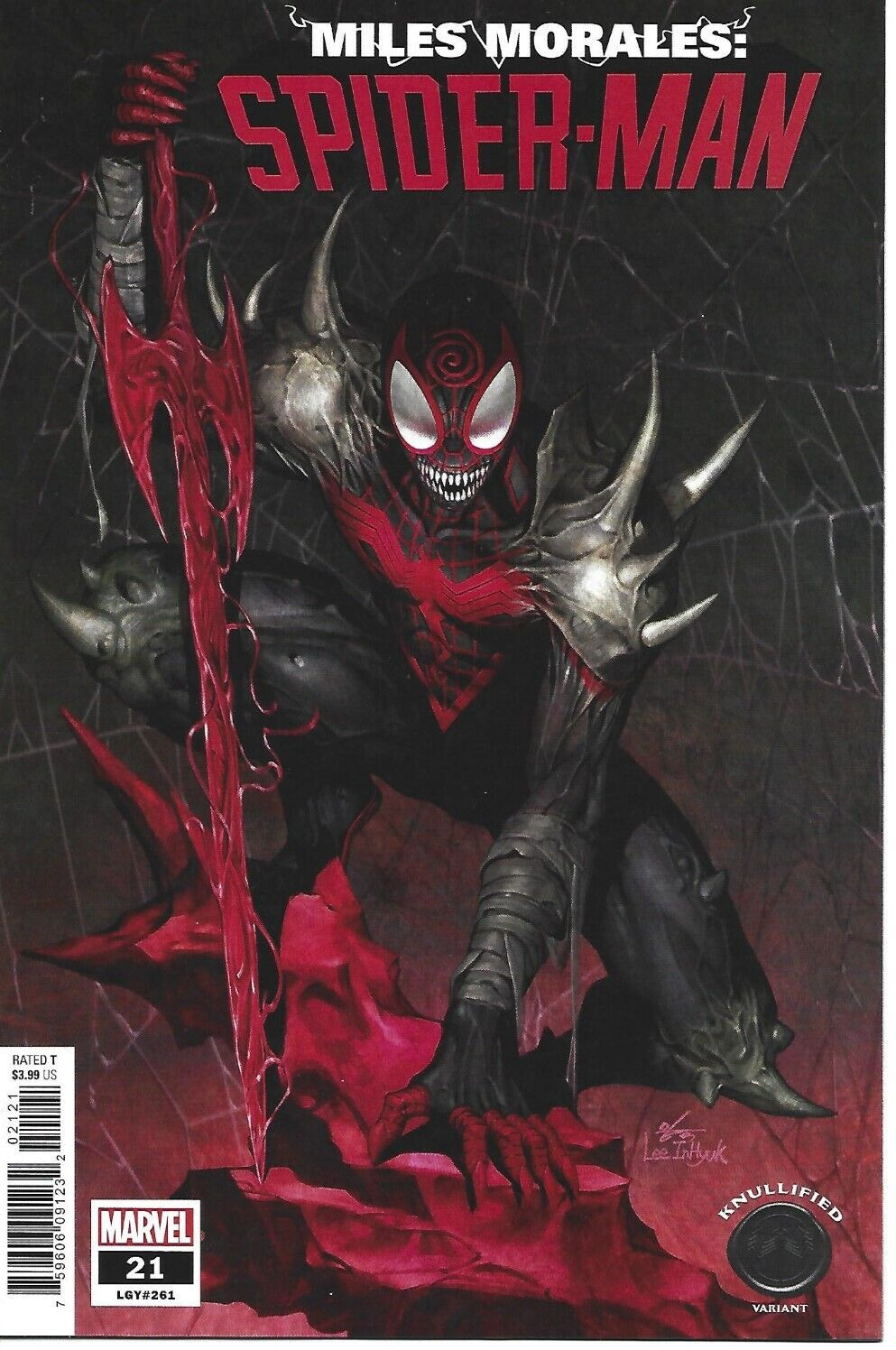MILES MORALES SPIDER-MAN #21 INHYUK LEE VARIANT MARVEL COMICS 2021 BAG AND BOARD