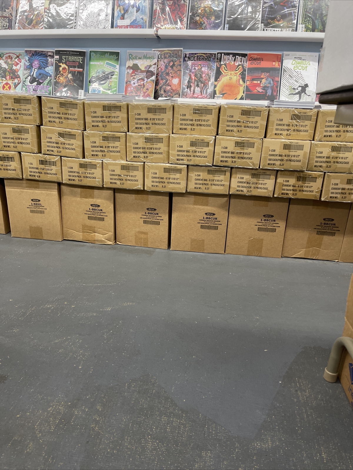 Pack 100 BCW Current Modern Age Comic Book 2 Mil Acid Free Archival Poly Bags
