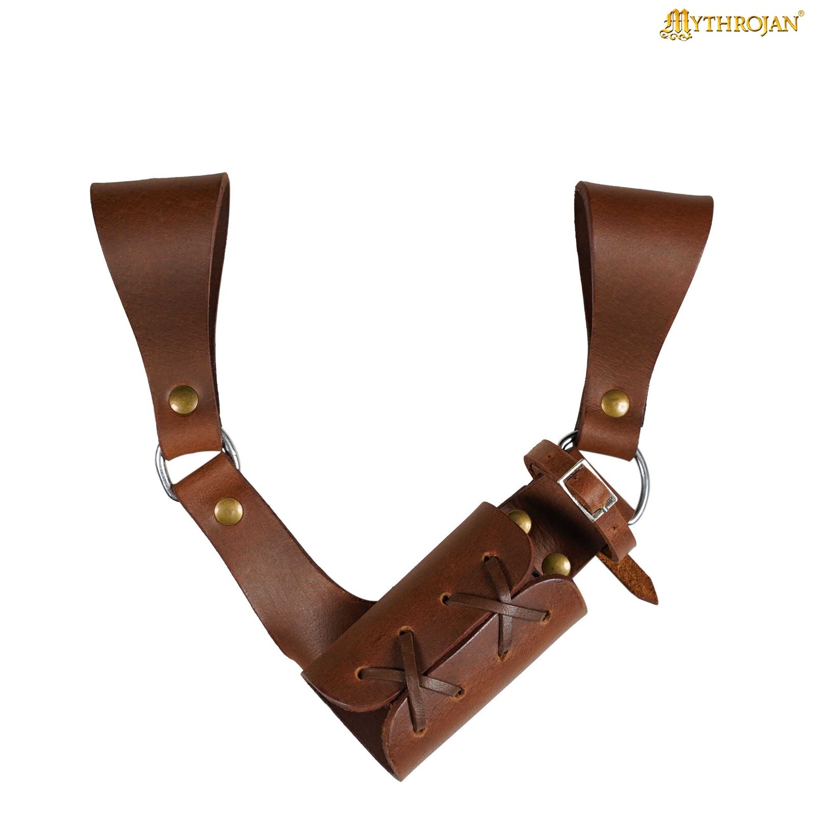 8 Inch Universal Leather Sword Frog Viking Warrior Knight Medieval Holster