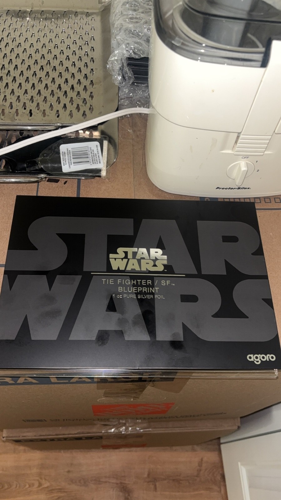 2025 Star Wars Blueprint – Tie Fighter 1oz Silver Foil by Agoro Mintage of 1000