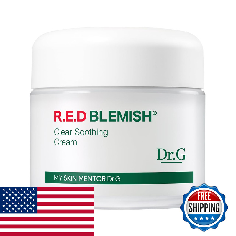 Dr.G Red Blemish Clear Soothing Korean Moisturizer Face Cream 70Ml – Cica Cream