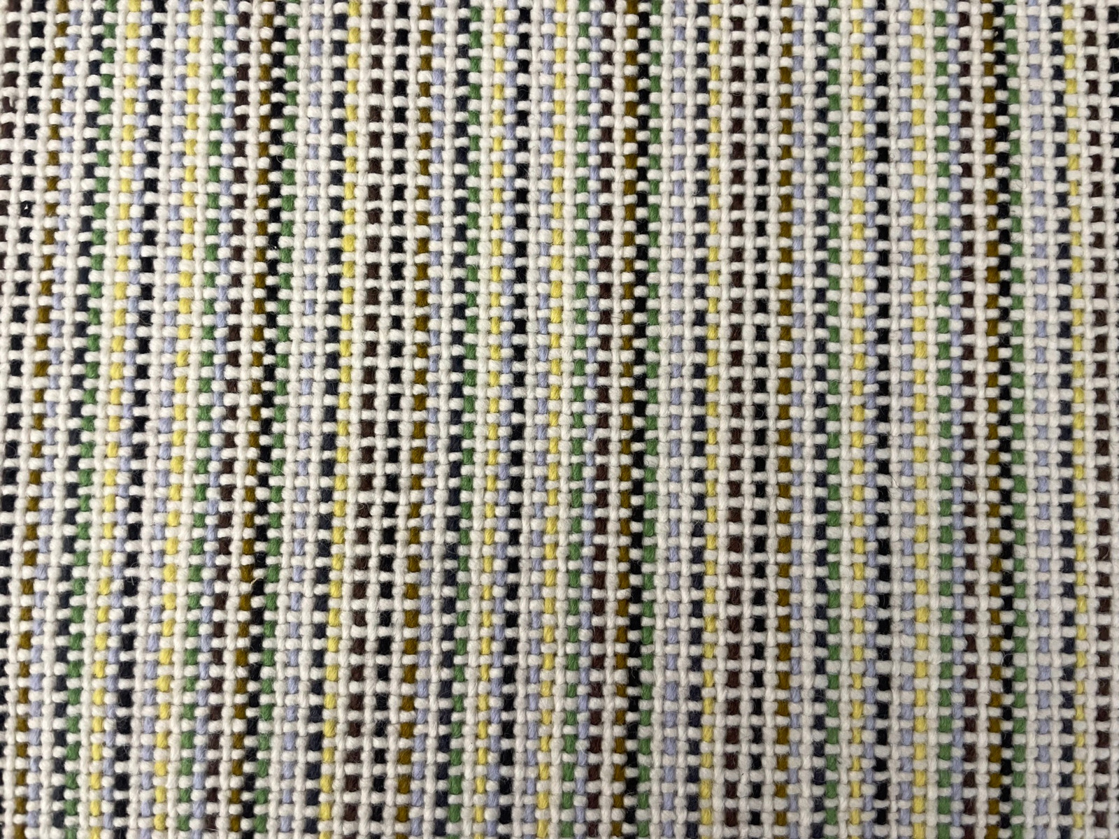 7/8th yd Maharam Chroma by Hella Jongerius Ivory Heavy Woven Upholstery Fabric