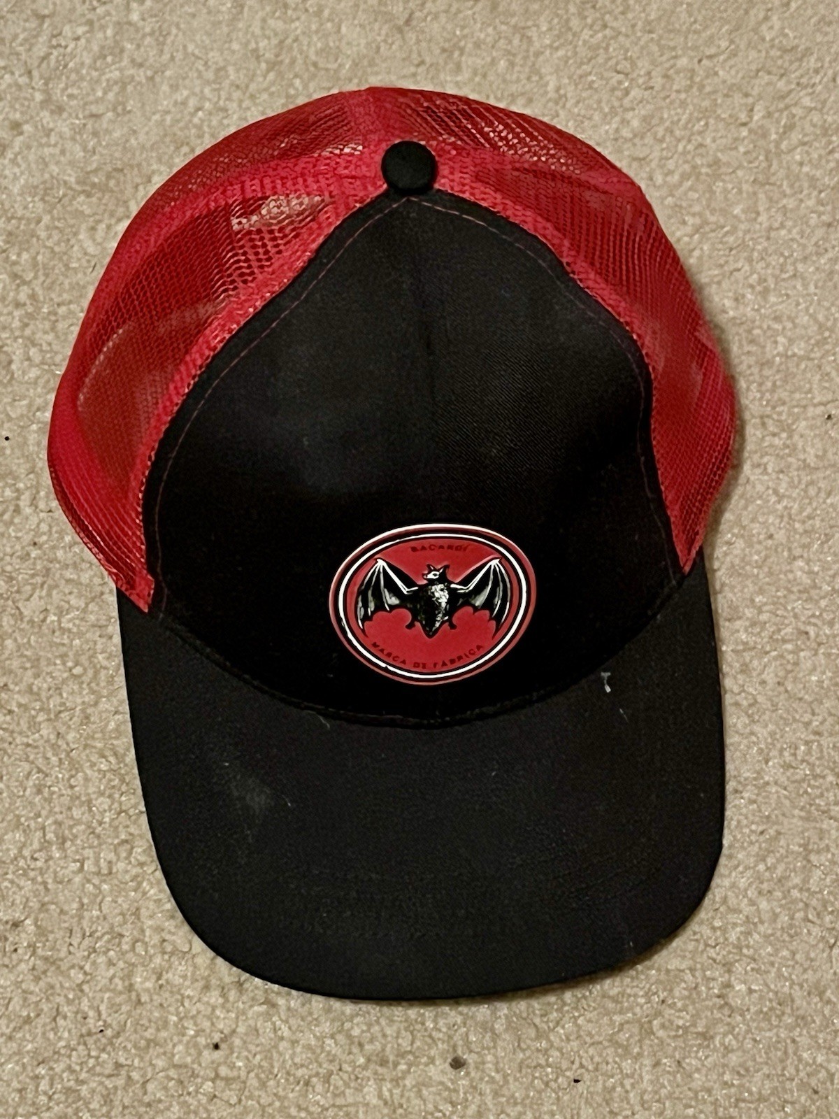 Bacardi Logo Trucker Hqt Black/Red NEW