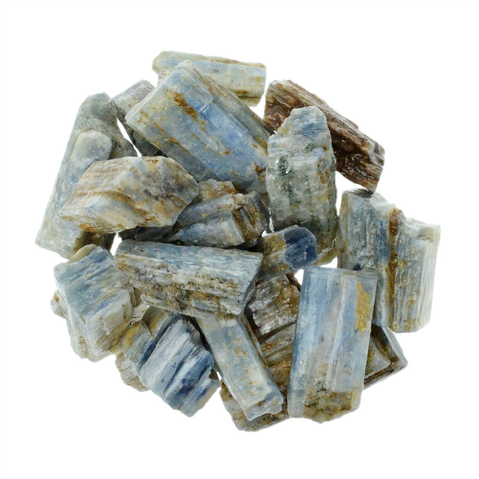 18 lb Thick Blue Kyanite Rough Stones – 0.75″ to 1.5″ avg – Reiki Wiccan Rocks