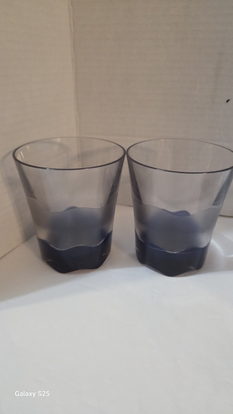 8 Excellent 10oz Tupperware Sheerly Elegant Acrylic Tumblers Jewel Tone Colors!