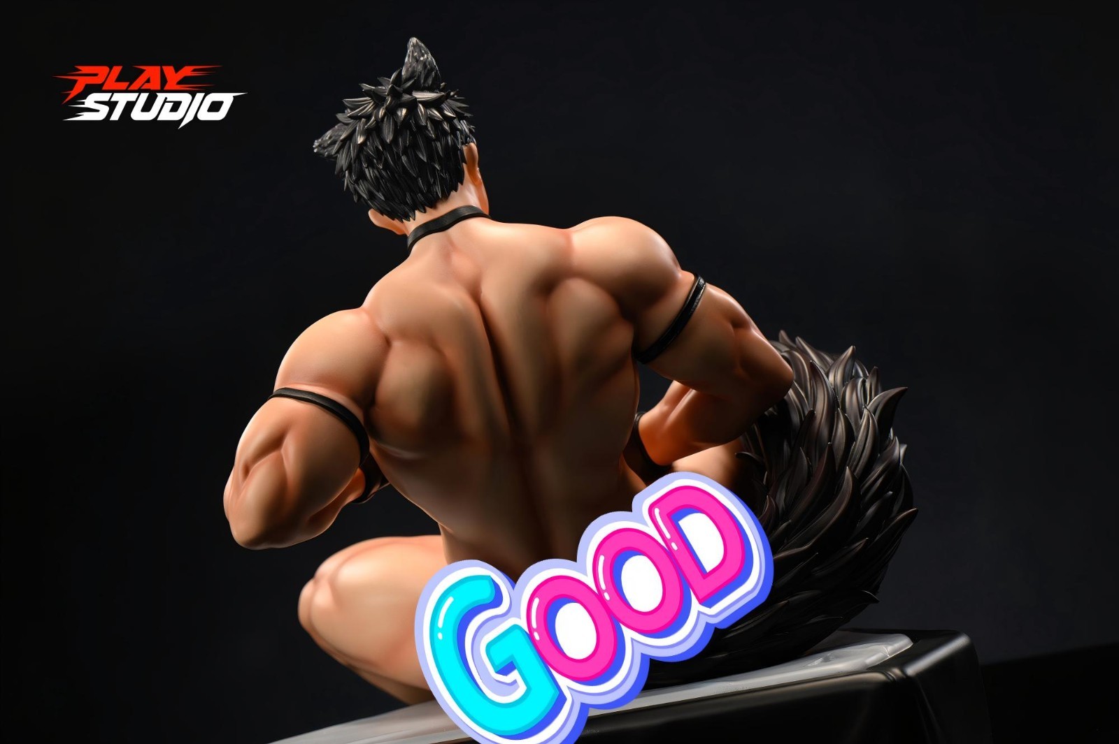 Pre-sale Play Studio Fighter BLACK 1/6 Scale Limited Collectible Statue Figure