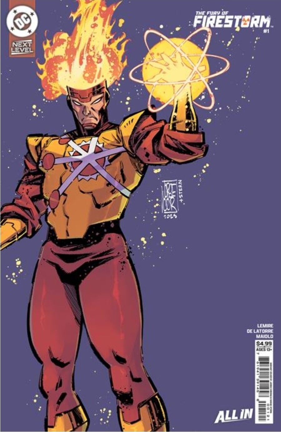 Fury Of Firestorm #1 (Of 6) Jorge Corona Next Level Variant Cvr D Pre-Sale 4/8
