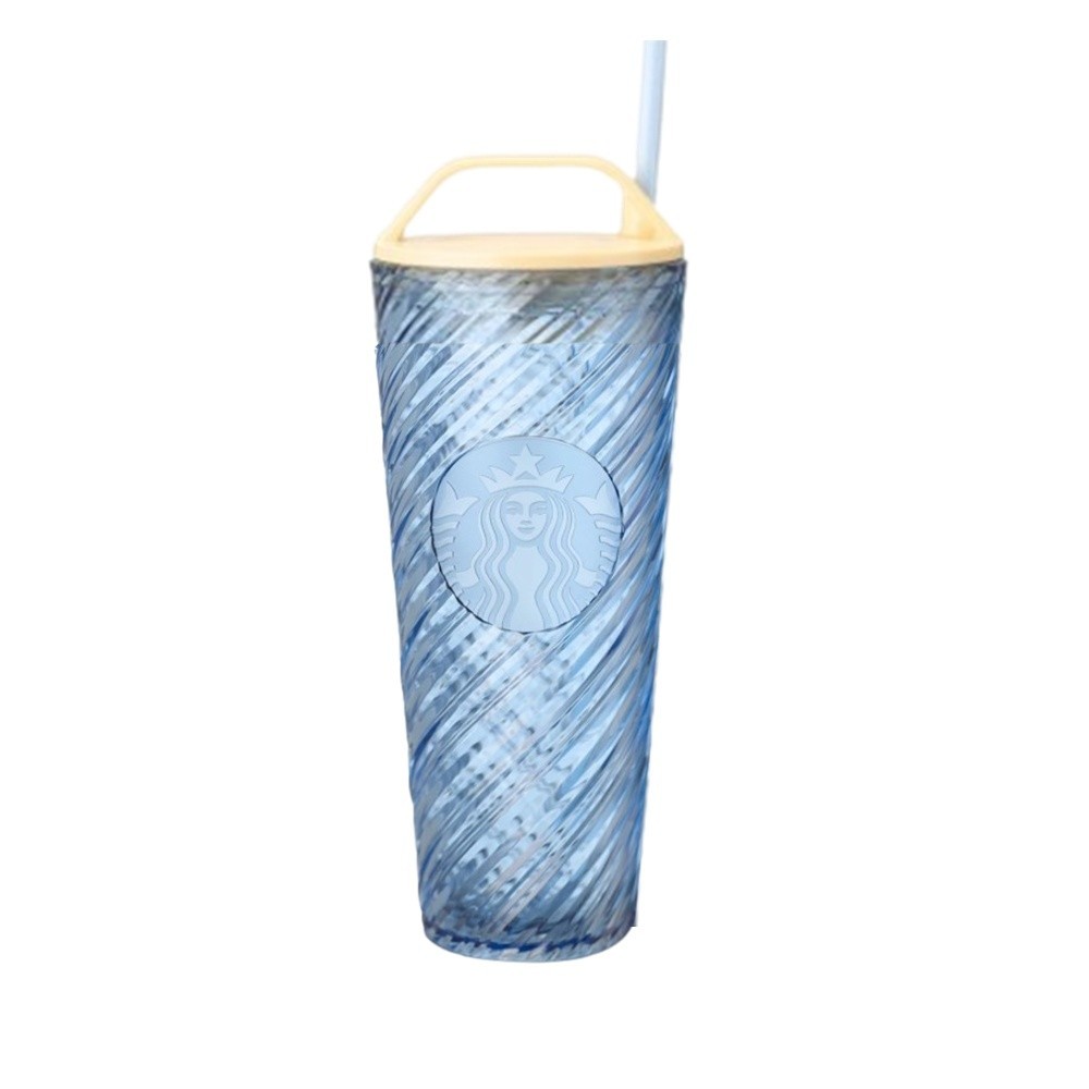 Starbucks Coastal Tides CC w Handle Lid 24oz. Collection 2026 Thailand Plastic