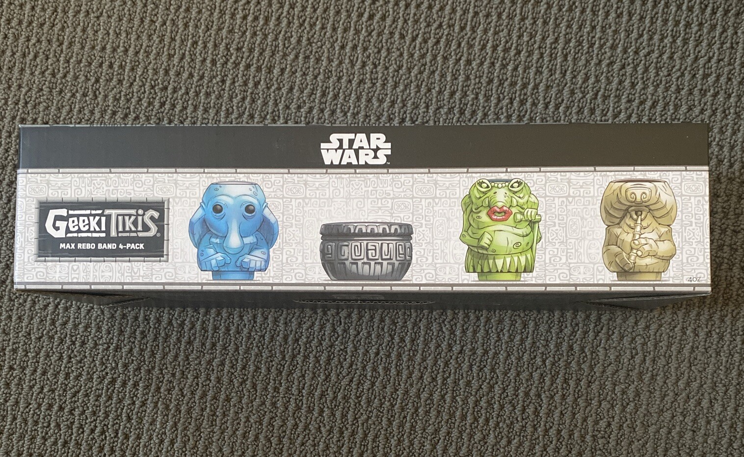 Star Wars Celebration 2022 EXCLUSIVE Geeki Tikis Max Rebo 4 Pack Muglet Set