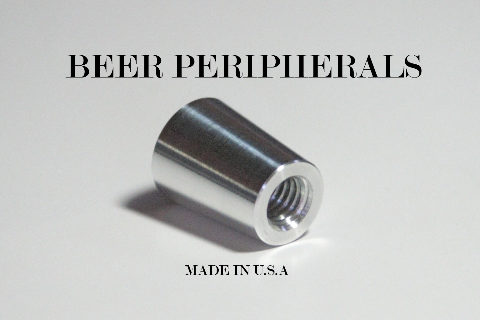 100 QTY NEW 1.00″ Beer Tap Ferrule Tapered 5/16″top 3/8″ Threaded Hole